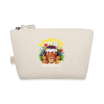 Greek Easter Holiday Pascha - Organic Pouch - nature - Front