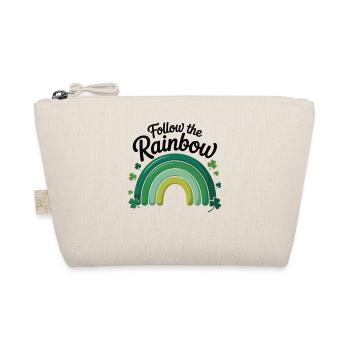 Follow The Rainbow St Patricks Day T-Shirt - Bio-Täschchen - Natur - Vorne
