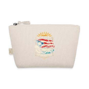 Puerto Rico Boricua Con Sal, Sol Todo Se Arregla - Bio-Täschchen - Natur - Vorne