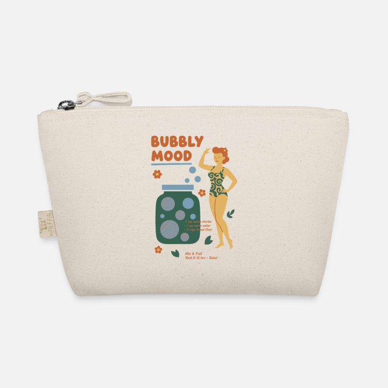 Sourdough Bubbly Mood Bread Baking Baker Bio-Täschchen