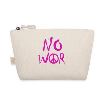 NO WAR – Statement for peace against war - Organic Pouch - nature - Front