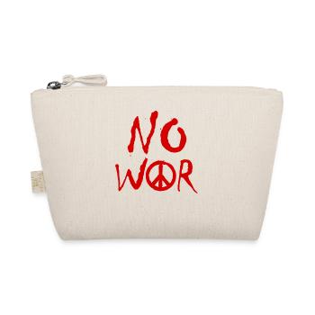 NO WAR – Statement for peace against war - Organic Pouch - nature - Front