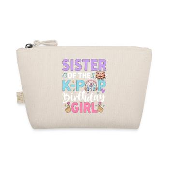 Sister Of The K-Pop Birthday Girl - Bio-Täschchen - Natur - Vorne