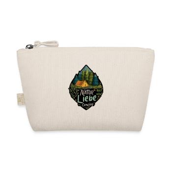 Camping Spruch Natur Liebe Camper Outdoor Geschenk - Bio-Täschchen - Natur - Vorne