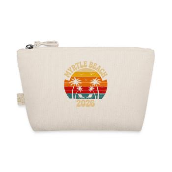 Myrtle Beach Retro Sunset 2026 - Organic Pouch - nature - Front