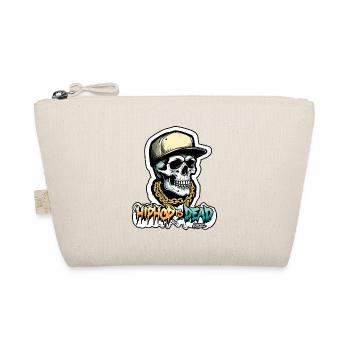 Hip-Hop Is Dead Skull - Organic Pouch - nature - Front