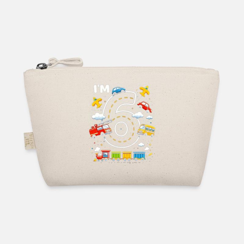 Six Transportation Adventures Organic Pouch