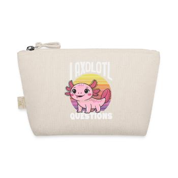 Cute Axolotl Kawaii Axolotl Lover - Organic Pouch - nature - Front