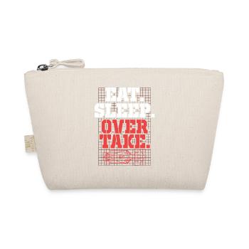 Car Racing Motorsport Eat Sleep Over Take - Organic Pouch - nature - Front