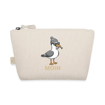 Mouette mouette de la lune avec casquette et poisson dans la bouche - Trousse biologique - nature - Devant