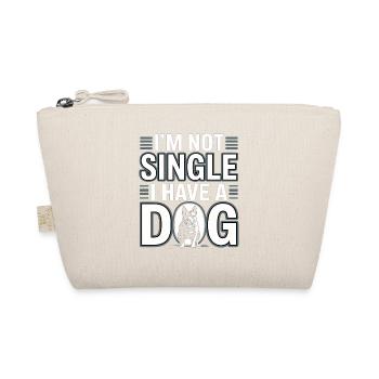 I'm Not Single – I Have a Dog - Bio-Täschchen - Natur - Vorne