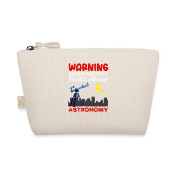 Warnung Redet Spontan Über Astronomie - Bio-Täschchen - Natur - Vorne