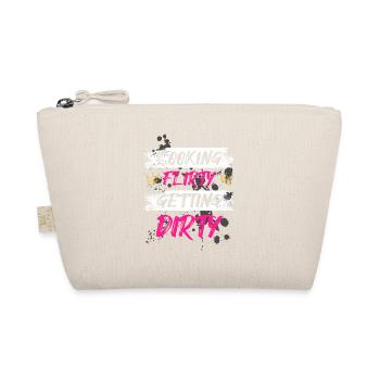 Looking flirty Schlammlauf Mud Run Muddy Race - Organic Pouch - nature - Front