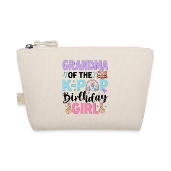 Grandma Of The K-Pop Birthday Girl - Bio-Täschchen - Natur - Vorne