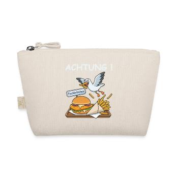 Fischbrötchen Burger Nordsee Humor - Bio-Täschchen - Natur - Vorne