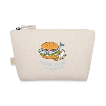 Lustiges Fischbrötchen Küstenhumor Nordsee Ostsee - Bio-Täschchen - Natur - Vorne