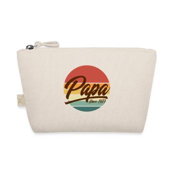 Papa Depuis 1971 Année vintage rétro Sunset - Trousse biologique - nature - Devant