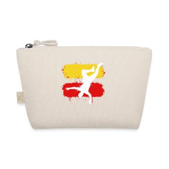 Parkour Freerunning Silhouette Sport - Organic Pouch - nature - Front