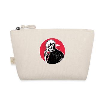 Crimson Zombie Silhouette - Organic Pouch - nature - Front