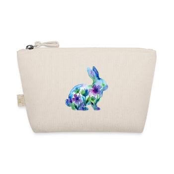 Hase Aquarell Ostern Bunt - Bio-Täschchen - Natur - Vorne