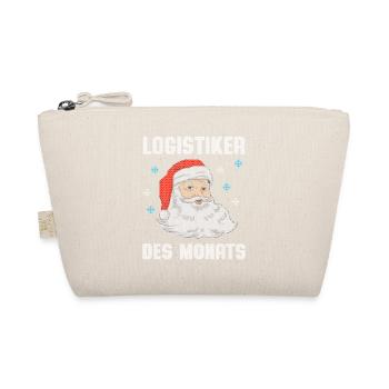 Logistiker des Monats / Weihnachtsmann - Bio-Täschchen - Natur - Vorne