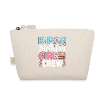 K-Pop Birthday Girl Crew - Bio-Täschchen - Natur - Vorne