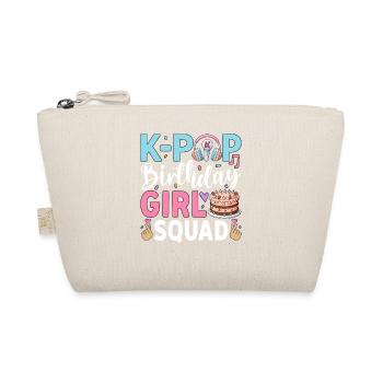 K-Pop Birthday Girl Squad - Bio-Täschchen - Natur - Vorne