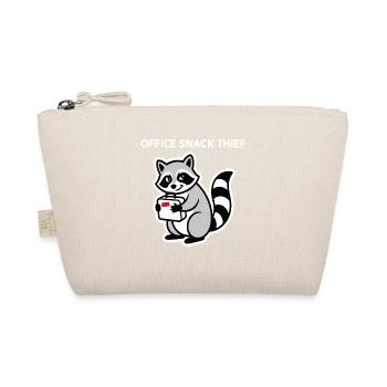 Office Snack Thief Raccoon Office Humor - Organic Pouch - nature - Front