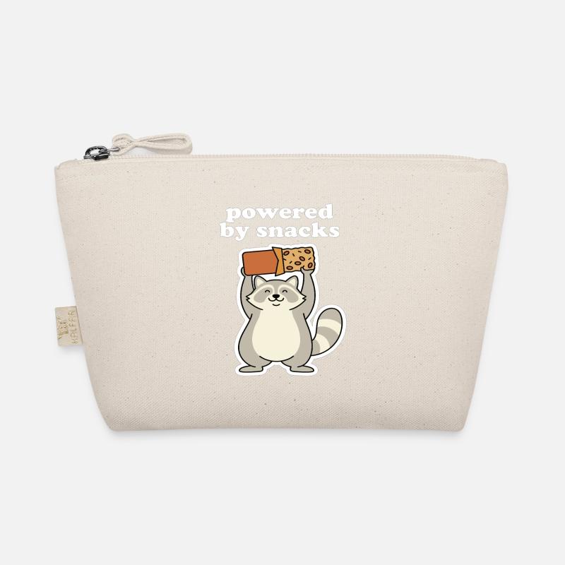 Powered by Snacks Raccoon Motif Organic Pouch