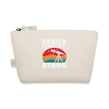 Easily distracted by astronomy stars - Organic Pouch - nature - Front