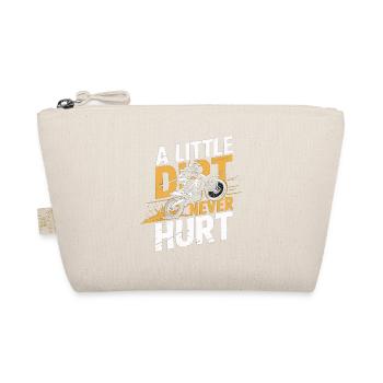 A Little Dirt Never Hurt – Motocross Dirt Bike - Organic Pouch - nature - Front