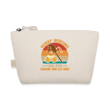 Bier Pferd Hobby Horsing - Bio-Täschchen - Natur - Vorne