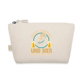 Bier Pferd Hobby Horsing - Bio-Täschchen - Natur - Vorne