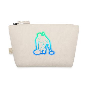 Curling Men Kids Boys Curler - Organic Pouch - nature - Front