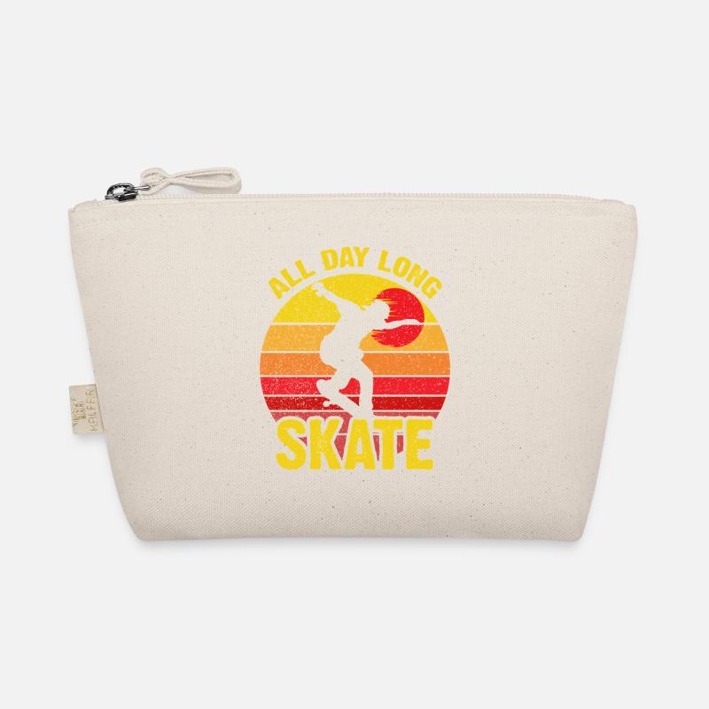 All Day Long Skate Retro Sunset Organic Pouch