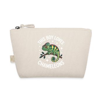 Chameleon Sayings Funny Chameleons Gift - Organic Pouch - nature - Front