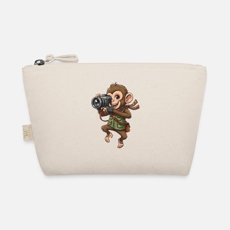 Adventurous Photo Monkey Organic Pouch
