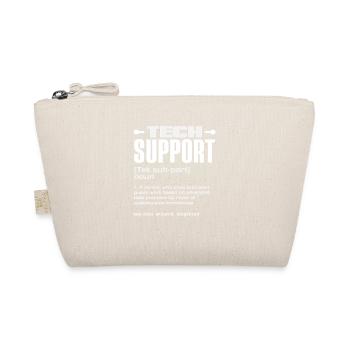 Lustige Tech Support Definition Magier IT - Bio-Täschchen - Natur - Vorne