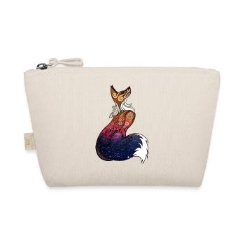 Cosmic Mandala Fox - Organic Pouch - nature - Front