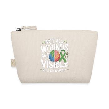 Not All Wounds Are Visible – Mental Health - Bio-Täschchen - Natur - Vorne