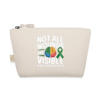 Not All Wounds Are Visible – Mental Health - Bio-Täschchen - Natur - Vorne