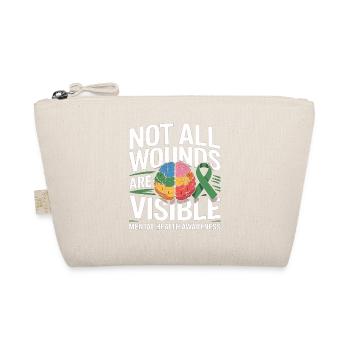 Not All Wounds Are Visible – Mental Health - Bio-Täschchen - Natur - Vorne