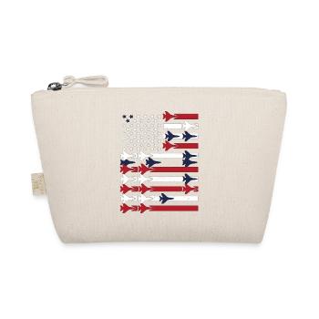 Jet Fighter USA Flag – Avion pilote - Trousse biologique - nature - Devant