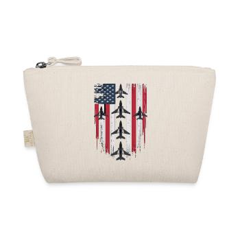 Jet Fighter USA Flag – Avion pilote - Trousse biologique - nature - Devant