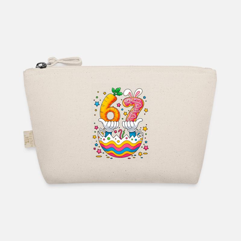  Easter Eggs Cute Bunny Six Seven 67 Bio-Täschchen