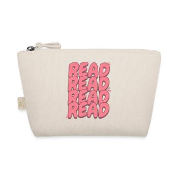 Lisez le design - Look Kawaii mignon - Trousse biologique - nature - Devant