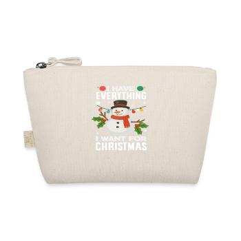 I've got everything I want Christmas love - Organic Pouch - nature - Front
