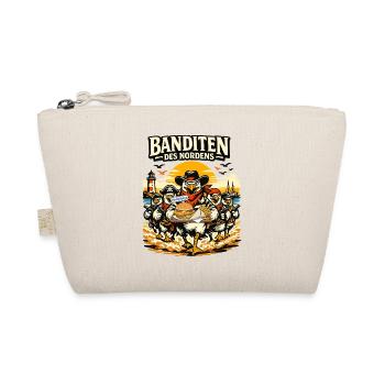 Banditen des Nordens Möwen Fischbrötchen Diebe - Bio-Täschchen - Natur - Vorne
