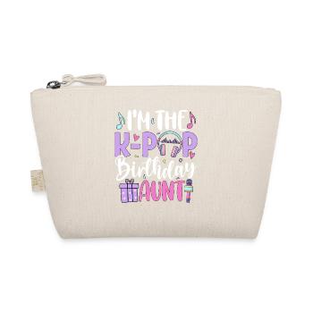 I'm The K Pop Birthday Sister - Organic Pouch - nature - Front