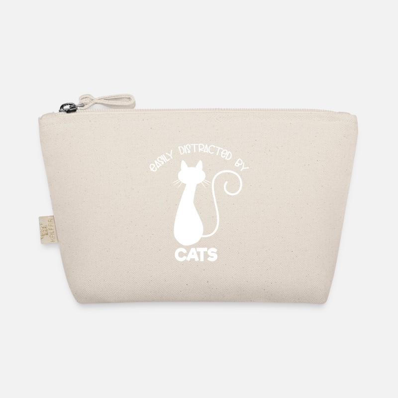 Easily Distracted By Cats Organic Pouch